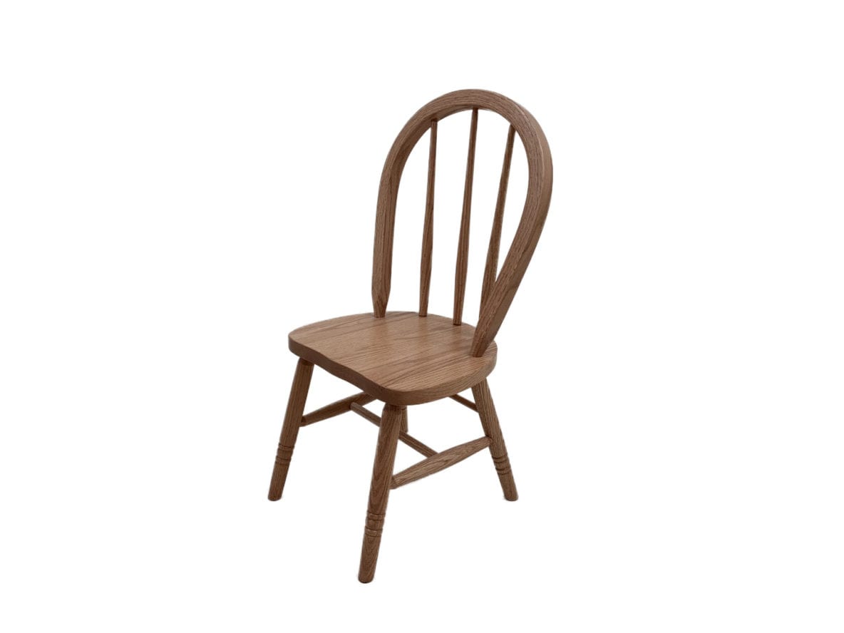 JUV-Child's Deluxe Bow Back Chair - The Amish Connection | Solid Wood ...