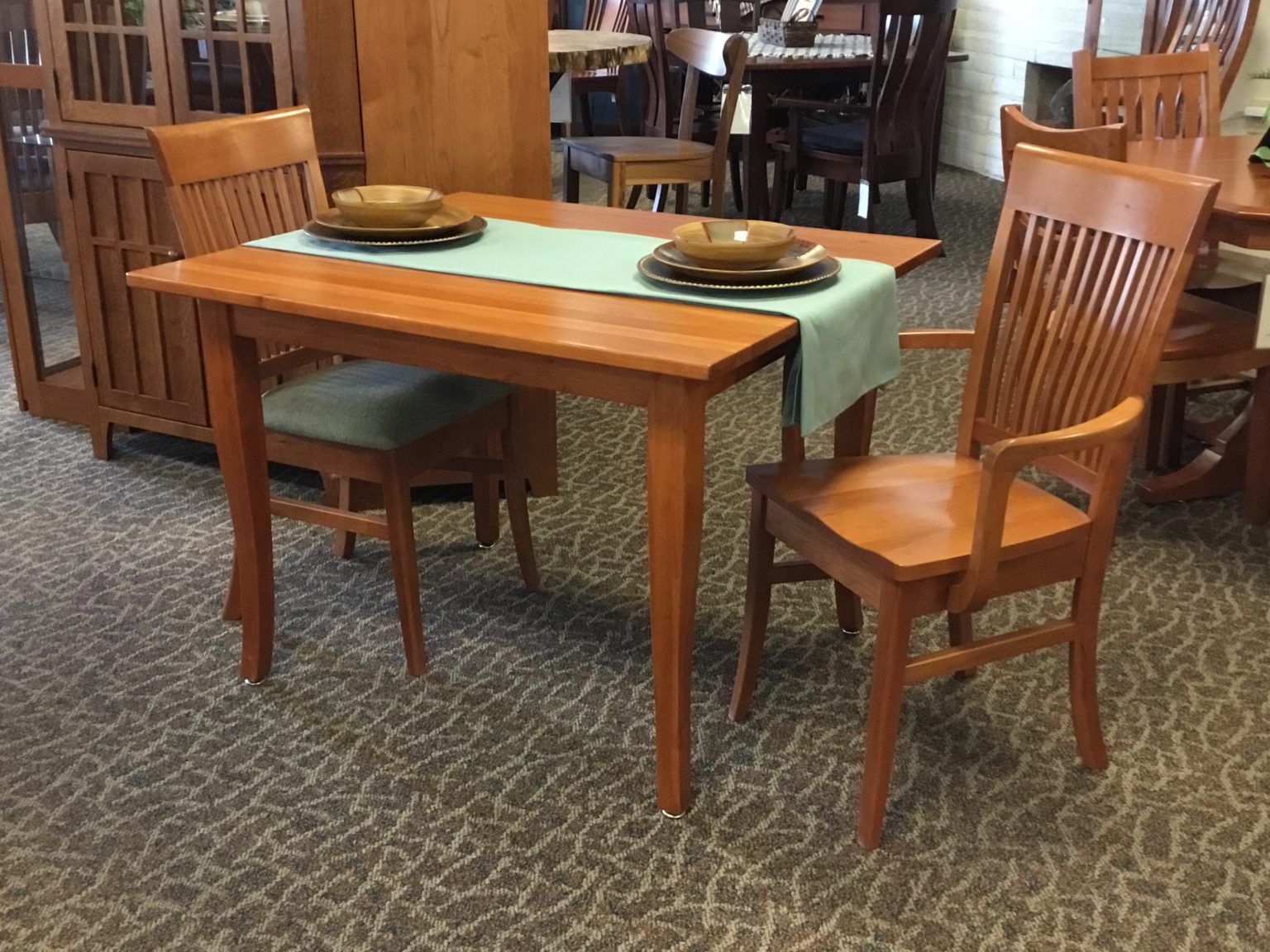 Amish Dining Set 050 The Amish Connection Solid Wood Furniture Albuquerque