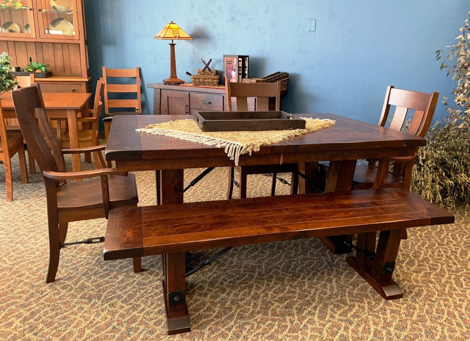 used amish dining room set